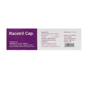 Racetril Cap. Stellapharm 10 vỉ x 10 viên (Racecadotril)