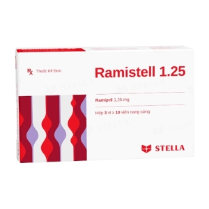 Ramistell 1.25 Stellapharm 3 vỉ x 10 viên (Ramipril)