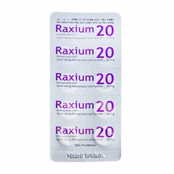 Raxium 20mg DHG 3 vỉ x 10 viên