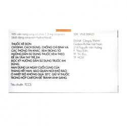 Reagila 1.5mg 3 vỉ x 10 viên – Điều trị tâm thần phân liệt Reagila 1.5mg 3 vỉ x 10 viên – Điều trị tâm thần phân liệt