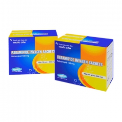 Rebamipide Invagen Sachets 100mg Savipharm 14 gói x 650mg (Rebamipide)