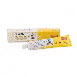 Kem đánh răng Rebirth Manuka Bio 5 Propolis Herbal Toothpaste, Tuýp 120g