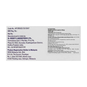 Redivec 100mg Dr.Reddys 6 vỉ x 10 viên (Imatinib)