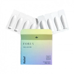 Relief Melts with CBD Foria 8 viên - Viên đặt CBD giảm đau kinh nguyệt