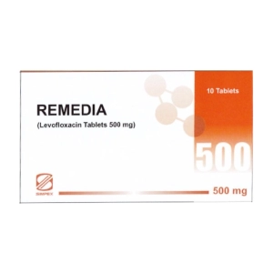 Remedia 500mg Simpex Pharma 1 vỉ x 10 viên (Levofloxacin)
