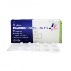 Thuốc hướng thần Remeron 30, Mirtazapine 30mg, Hộp 10 viên