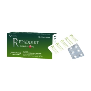 Repadimet 0.5mg Herabiopharm 3 vỉ x 10 viên (Repaglinide)