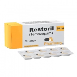 Restoril 30mg RxPharmacy 3 vỉ x 10 viên - Thuốc hướng thần