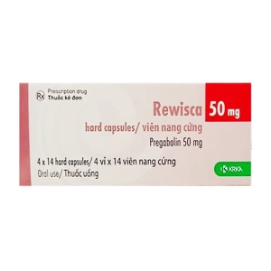 Rewisca 50mg Krka 4 vỉ x 14 viên (Pregabaline)