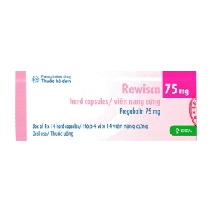 Rewisca 75mg Krka 4 vỉ x 14 viên (Pregabaline)