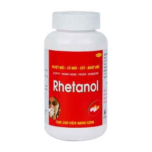 Rhetanol Donaipharm 200 viên (Paracetamol + Clorpheniramin)