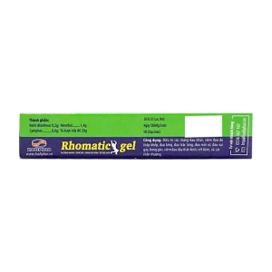 Rhomatic Gel Hadiphar tuýp 20g (Diclofenac + Menthol + Camphor)