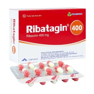 Ribatagin 400 Agimexpharm 2 vỉ x 10 viên Ribatagin 400 Agimexpharm 2 vỉ x 10 viên