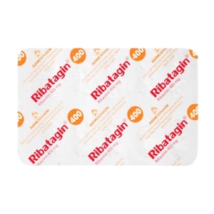 Ribatagin 400 Agimexpharm 2 vỉ x 10 viên Ribatagin 400 Agimexpharm 2 vỉ x 10 viên