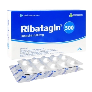 Ribatagin 500 Agimexpharm 2 vỉ x 10 viên Ribatagin 500 Agimexpharm 2 vỉ x 10 viên