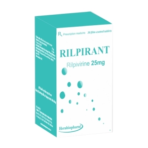 Rilpirant 25mg Herabiopharm 30 viên (Rilpivirine hydrochloride)