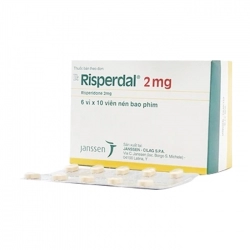 Risperdal 2mg Janssen 6 vỉ x 10 viên - Trị tâm thần phân liệt