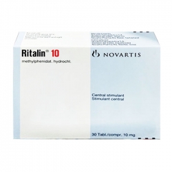 Ritalin 10mg Novartis 1 vỉ  x 15 viên
