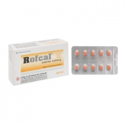 Rofcal 0.25mcg OPC, 3 vỉ x 10 viên - Trị còi xương, loãng xương
