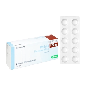 Roticox 120mg Krka 3 vỉ x 10 viên Roticox 120mg Krka 3 vỉ x 10 viên