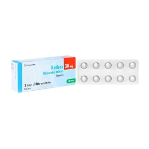 Roticox 30mg Krka 3 vỉ x 10 viên Roticox 30mg Krka 3 vỉ x 10 viên