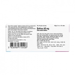 Roticox 60mg KRKA 3 vỉ x 10 viên Roticox 60mg KRKA 3 vỉ x 10 viên