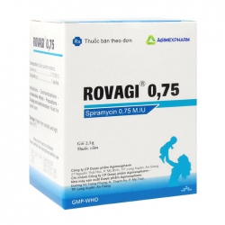 Rovagi 0.75 Agimexpharm 20 gói x 2.5g Rovagi 0.75 Agimexpharm 20 gói x 2.5g