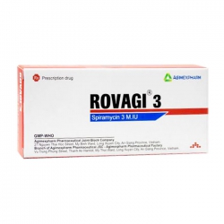 Rovagi 3 Agimexpharm 2 vỉ x 5 viên Rovagi 3 Agimexpharm 2 vỉ x 5 viên