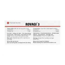 Rovagi 3 Agimexpharm 2 vỉ x 5 viên