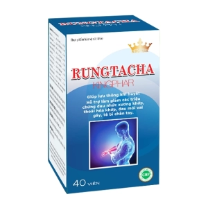 Rungtacha Kingphar 40 viên - Hỗ trợ giảm đau nhức xương khớp
