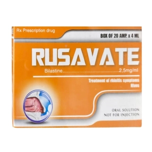 Rusavate Hanapharm 20 ống x 4ml (Bilastine)