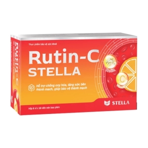 Rutin-C Stella 5 vỉ x 10 viên – Hỗ trợ sức khỏe tim mạch