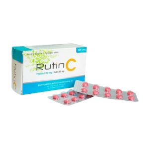 Rutin C Thephaco 10 vỉ x 10 viên (Rutin + Vitamin C)