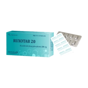 Ruxotab 20 Herabiopharm 3 vỉ x 10 viên (Ruxolitinib)
