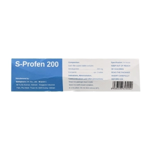 S-Profen 200 Stellapharm 3 vỉ x 10 viên S-Profen 200 Stellapharm 3 vỉ x 10 viên