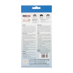 Sacool Kingphar 6 miếng - Miếng dán hạ sốt Sacool Kingphar 6 miếng - Miếng dán hạ sốt