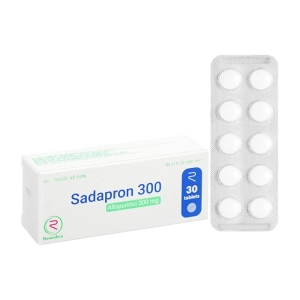 Sadapron 300 Remedica 3 vỉ x 10 viên Sadapron 300 Remedica 3 vỉ x 10 viên