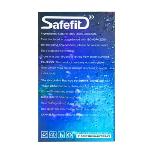 Safefit Freezer Max 10 cái – Bao cao su