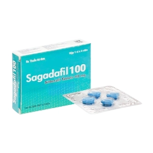 Sagadafil 100 Saga Lifesciences 1 vỉ x 4 viên (Sildenafil citrat)