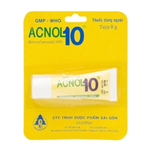 Acnol 10 Sagopha tuýp 8g Acnol 10 Sagopha tuýp 8g