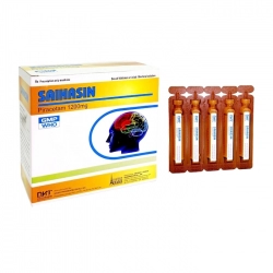Saihasin 1200mg Hà Tây 20 ống x 10ml - Trị thiếu máu cục bộ Saihasin 1200mg Hà Tây 20 ống x 10ml - Trị thiếu máu cục bộ