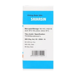 Saihasin 600mg/5ml Hataphar 4 vỉ x 5 ống x 5ml (Piracetam)