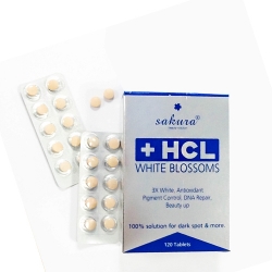 Viên uống Sakura HCL Whitening Blossom giảm nám trắng da
