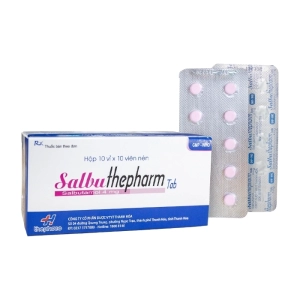 Salbu Thepharm Tab Thephaco 10 vỉ x 10 viên (Salbutamol)
