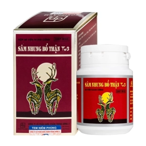 Sâm Nhung Bổ Thận TW3 Foripharm lọ 60 viên
