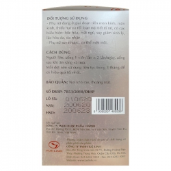 Sâm nhung tố nữ tuệ linh, Hộp 30 viên