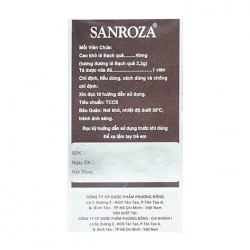 Sanroza 40mg Phương Đông 10 vỉ x 10 viên - Trị suy giảm tuần hoàn ngoại vi Sanroza 40mg Phương Đông 10 vỉ x 10 viên - Trị suy giảm tuần hoàn ngoại vi