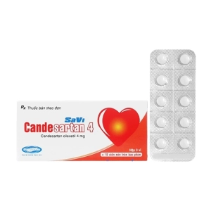 SaVi Candesartan 4 Savipharm 3 vỉ x 10 viên (Candesartan cilexetil)