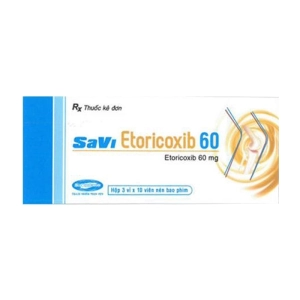 SaVi Etoricoxib 60 Savipharm 3 vỉ x 10 viên (Etoricoxib)