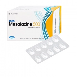 Savi Mesalazine 500 SaviPharm 10 vỉ x 10 viên (Mesalazin)